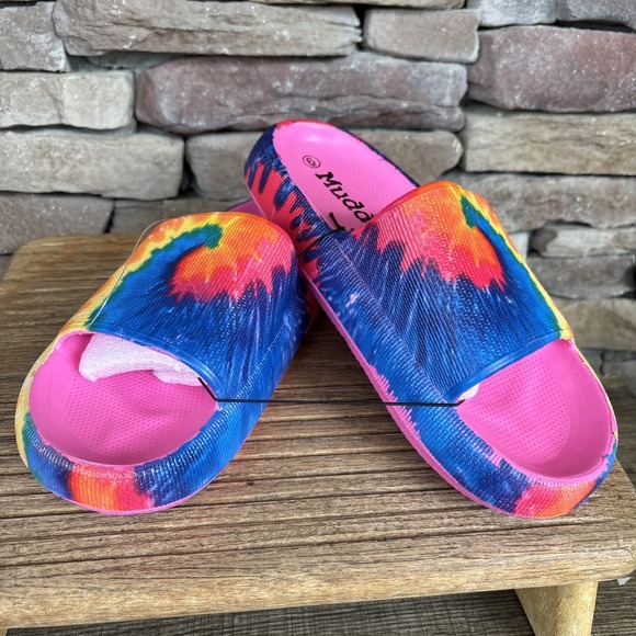 Womens Cozy Pillow Slides Anti-Slip Eva Sandals Slippers Outdoor  Summer's Sz 6 - Picture 8 of 11